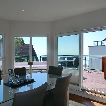 Apartmán Luxus-penthouse Am Strand, Mit Traum-meerblick, Dachterrasse Und Sauna *